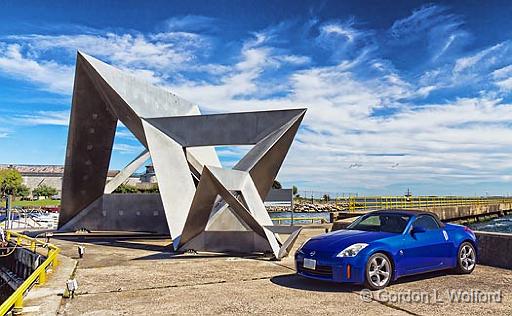 Portsmouth Olympic Harbour Tetrahedra_15258.jpg - Photographed at Kingston, Ontario, Canada.